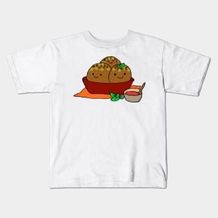 Cute Meatballs Kids T-Shirt